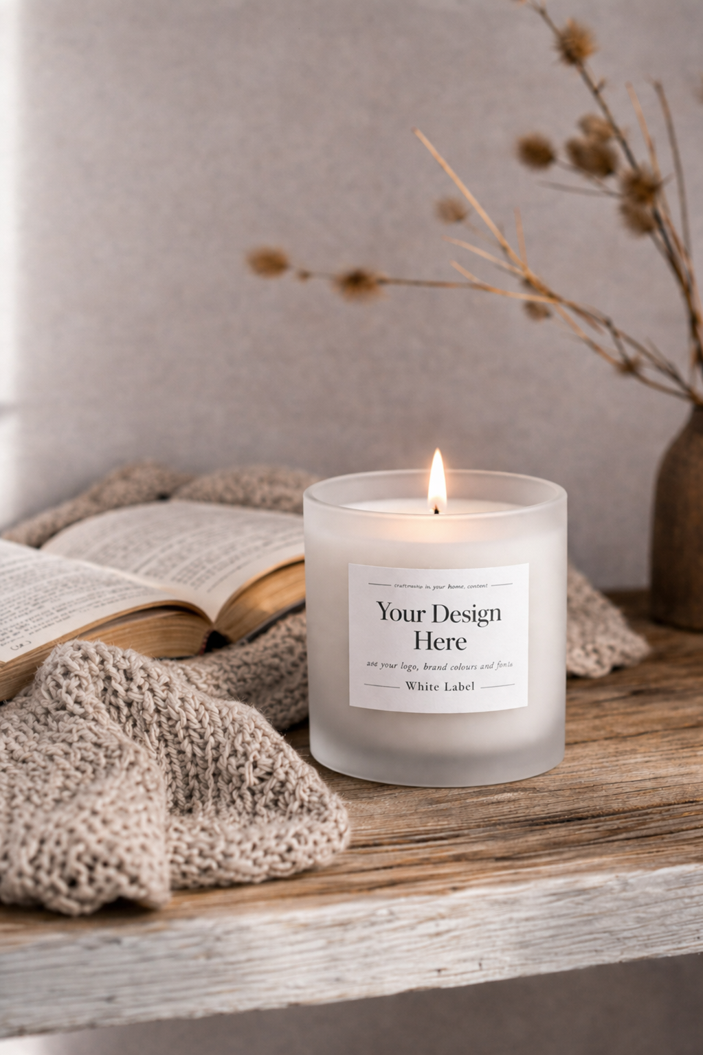 White Label Candle (240g / 30cl)