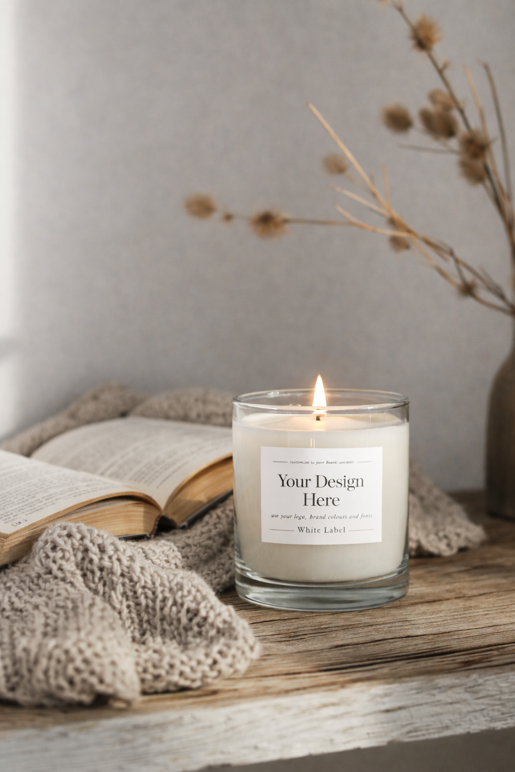 White Label Candle (240g / 30cl)