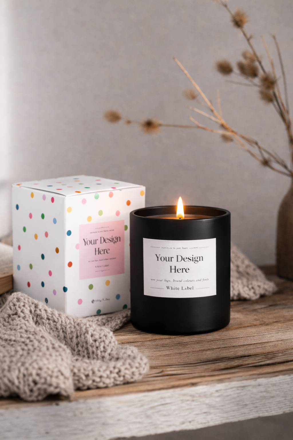 White Label Candle (240g / 30cl)