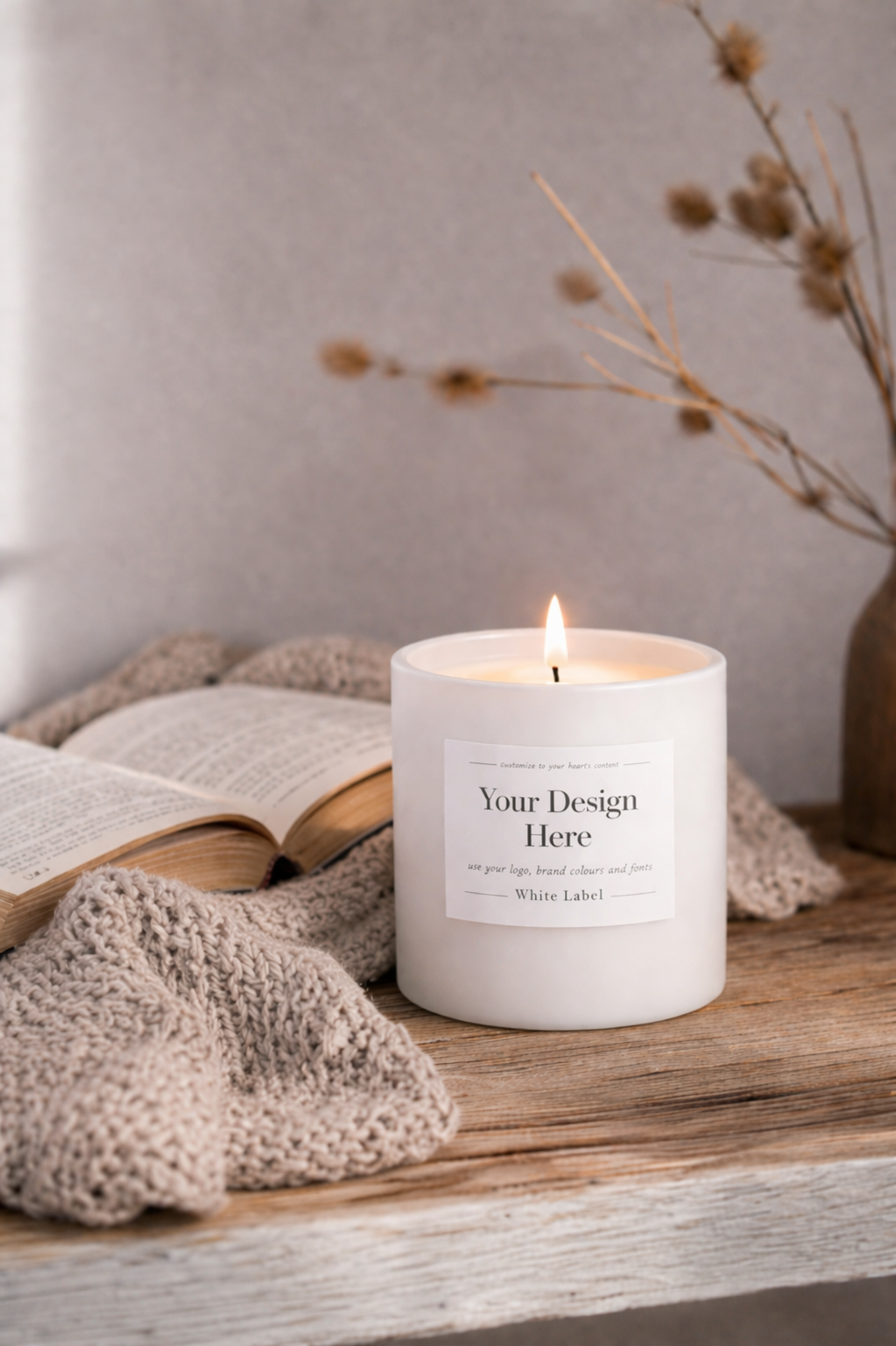 White Label Candle (240g / 30cl)